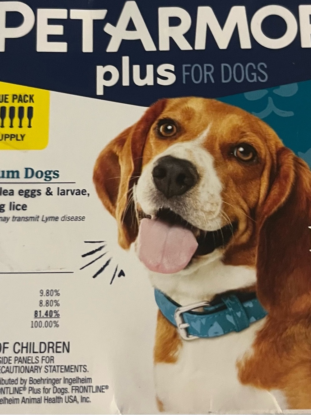 Flea & Tick treatment for medium sized dogs